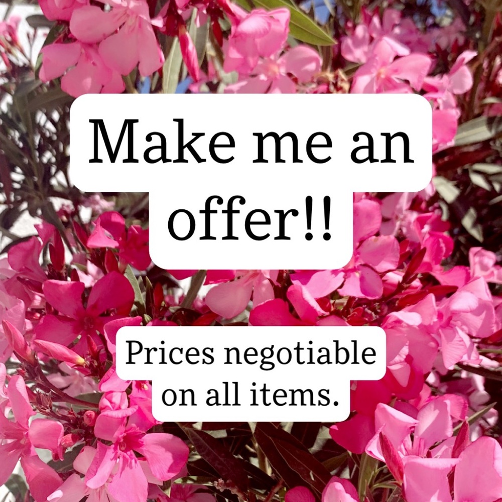Offers welcome!